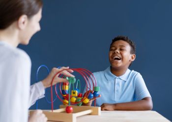 catepilla image of child play therapy
