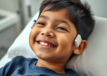 catepilla image of child laser therapy